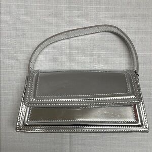 Zara New Silver Designer Women's Bag